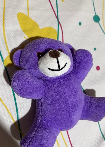 Mor Renkli Peluş Ayıcık