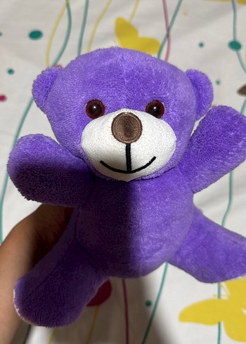 Beden Mor Renkli Peluş Ayıcık