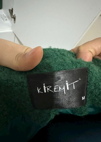 Düğmeli Yeşil Midi Kadın Kaban - Görsel 3