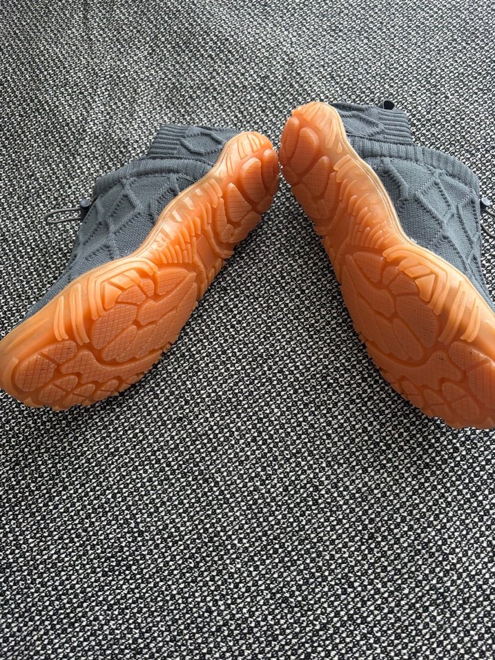 Erkek Triko Ev Terliği Gri - Görsel 4