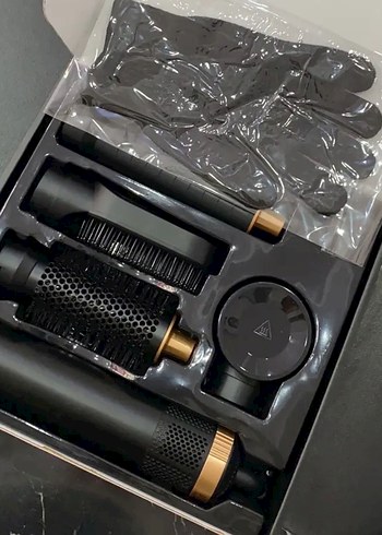 Dyson muadili Siyah Saç Kurutma Makinesi ve Aparatları - Görsel 4