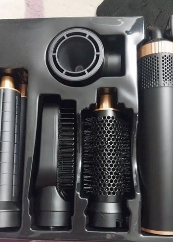 Dyson muadili Siyah Saç Kurutma Makinesi ve Aparatları - Görsel 2