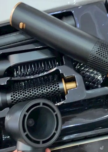 Dyson muadili Siyah Saç Kurutma Makinesi ve Aparatları - Görsel 8