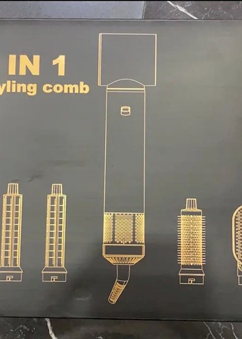 Dyson muadili Siyah Saç Kurutma Makinesi ve Aparatları - Görsel 3