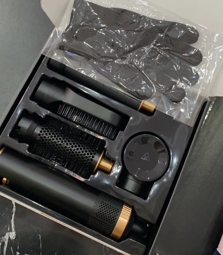 Dyson muadili Siyah Saç Kurutma Makinesi ve Aparatları - Görsel 4