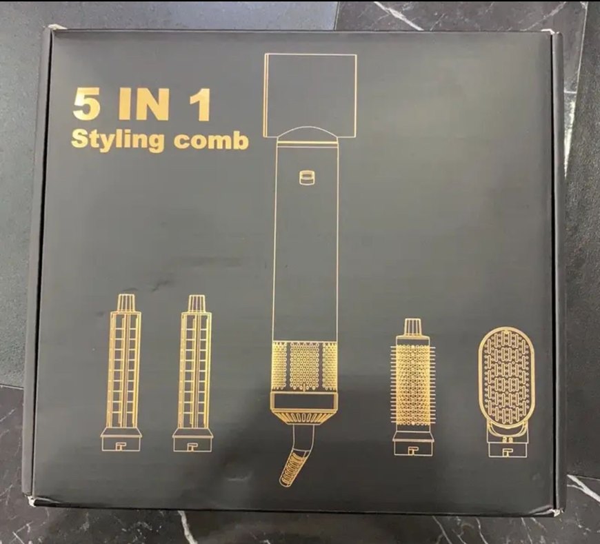 Dyson muadili Siyah Saç Kurutma Makinesi ve Aparatları - Görsel 3