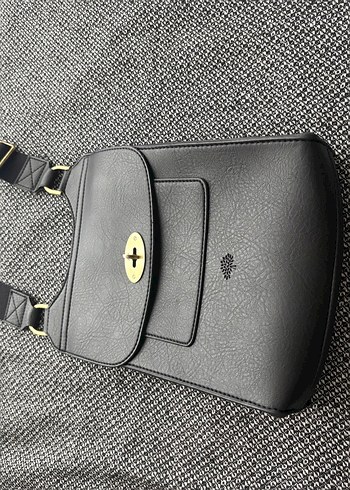 Gri Deri Kemerli Kadın Çanta - Görsel 2