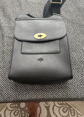 Gri Deri Kemerli Kadın Çanta - Görsel 3