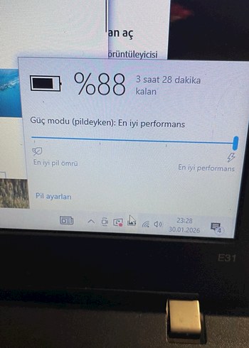 Lenovo Thinkpad 14 İnç Laptop  İ5 6th | 8 GB RAM | 240 GB SSD - Görsel 8