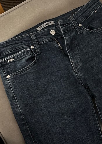 Gri Mavi Erkek Kot Pantolon - Görsel 4