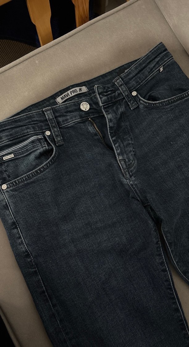 Gri Mavi Erkek Kot Pantolon - Görsel 3