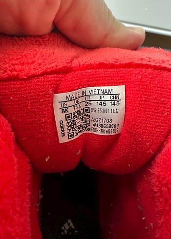25 Beden kırmızı Renk Adidas Marvel Kırmızı Erkek Çocuk Botu