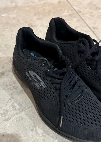 Siyah Skechers Hafızalı Tabanlı Kadın Spor Ayakkabı - Görsel 5