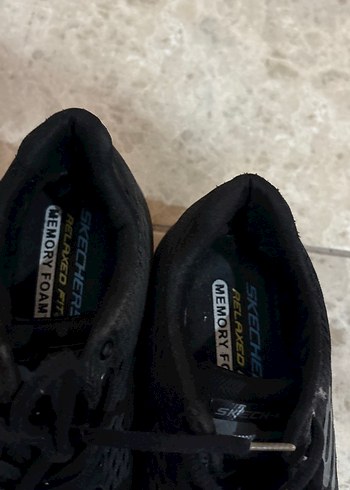 Siyah Skechers Hafızalı Tabanlı Kadın Spor Ayakkabı - Görsel 6