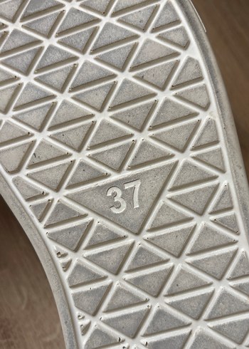 Yılan Desenli krem Kadın Spor Ayakkabı - Görsel 6