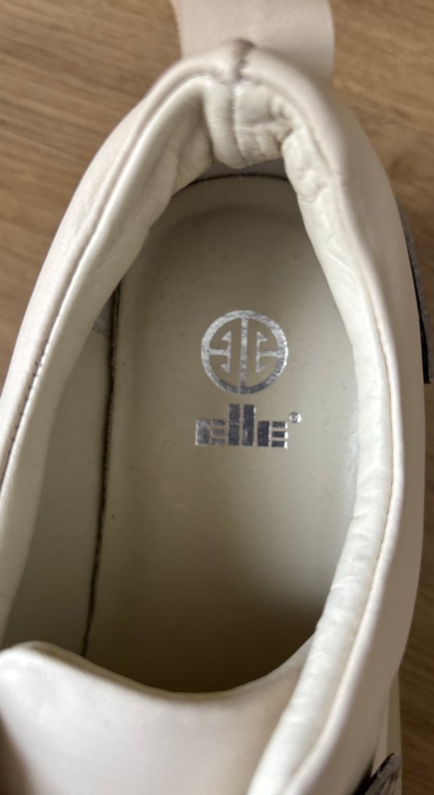 Yılan Desenli krem Kadın Spor Ayakkabı - Görsel 2