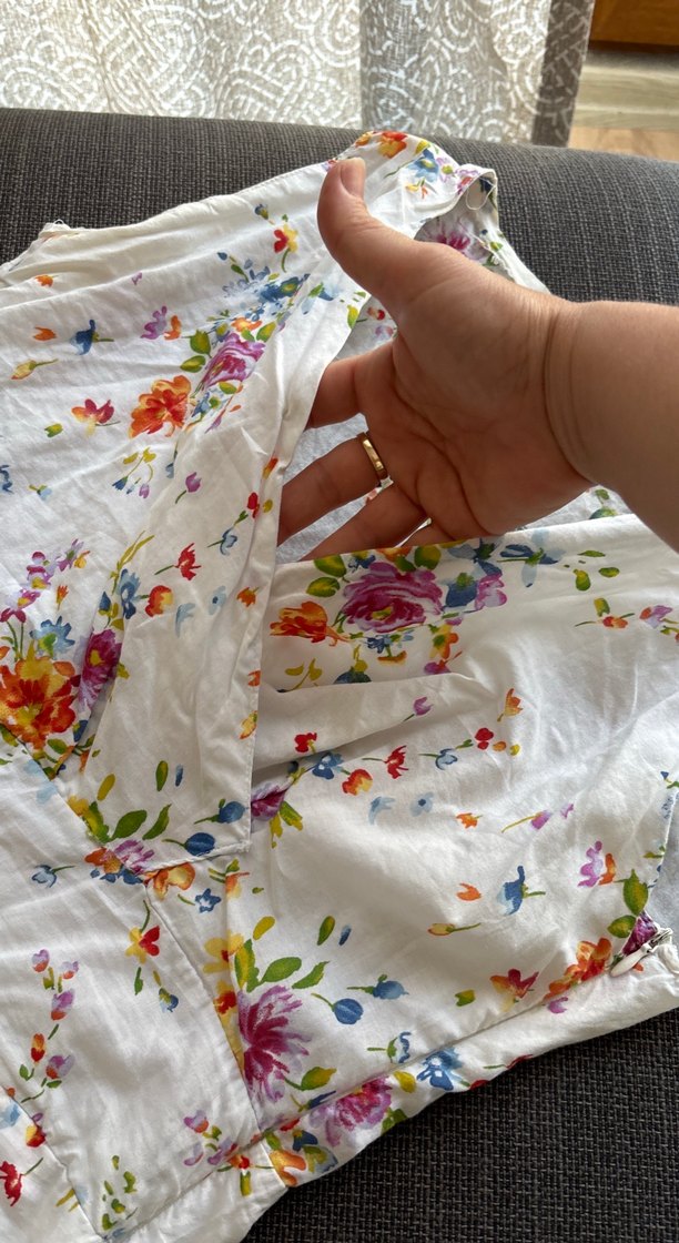 Çiçek Desenli askılı elbise - Görsel 3