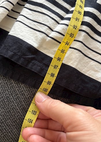 Bohem siyah Desenli Midi Straplez Elbise - Görsel 4