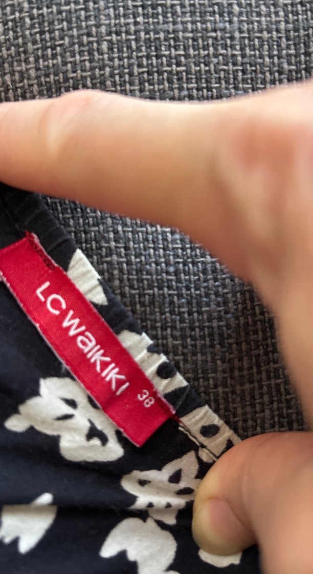 Bohem siyah Desenli Midi Straplez Elbise - Görsel 5