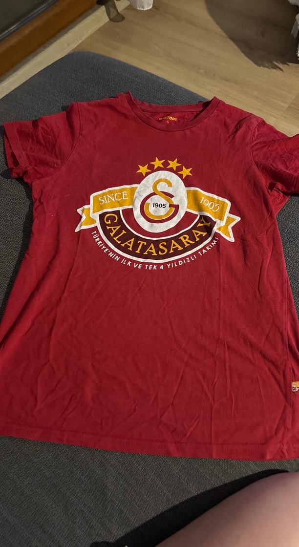 Bordo Baskılı Erkek  taraftar tişörtü - Görsel 4