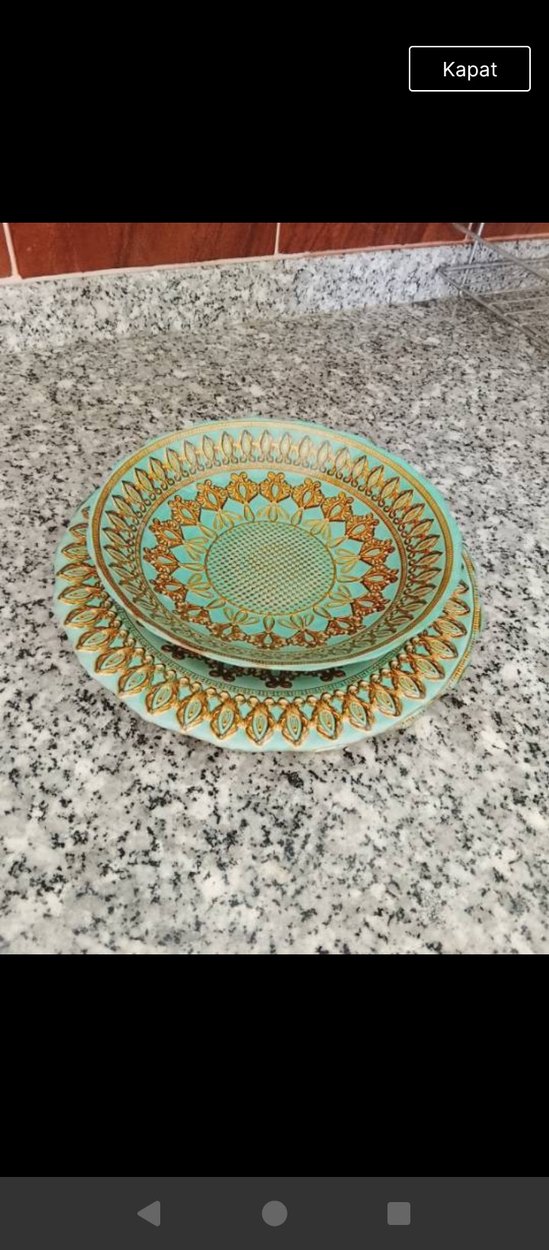 ikili Çin tabak deseni - Görsel 2