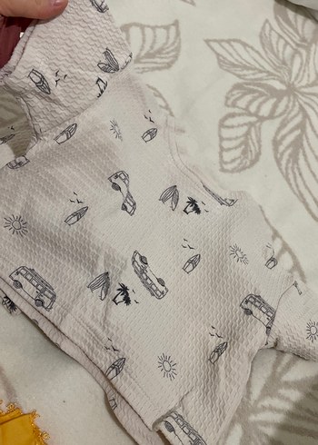 Bebek Erkek Baskılı Kısa Kollu Pamuklu Takım - Görsel 4