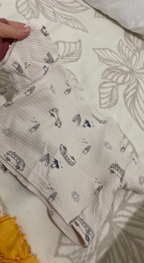 Bebek Erkek Baskılı Kısa Kollu Pamuklu Takım - Görsel 4