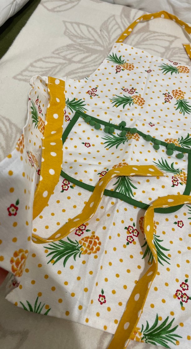 Renkli Desenli Çocuk Mutfak Önlüğü - Görsel 2