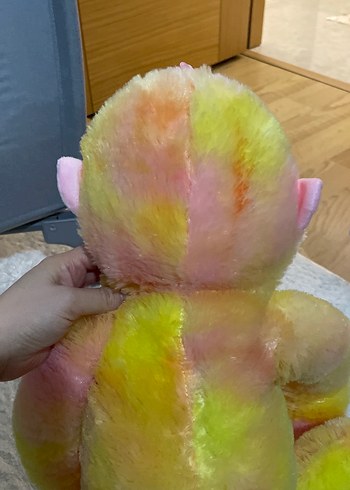 Pastel Renkli Peluş Maymun Oyuncak - Görsel 6