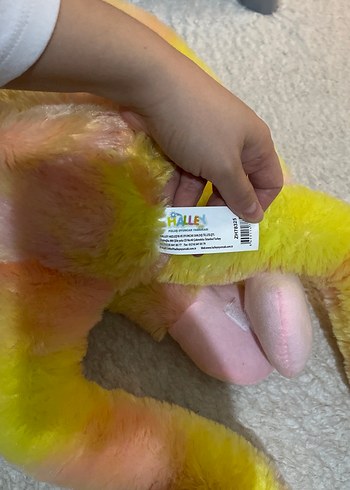 Pastel Renkli Peluş Maymun Oyuncak - Görsel 5