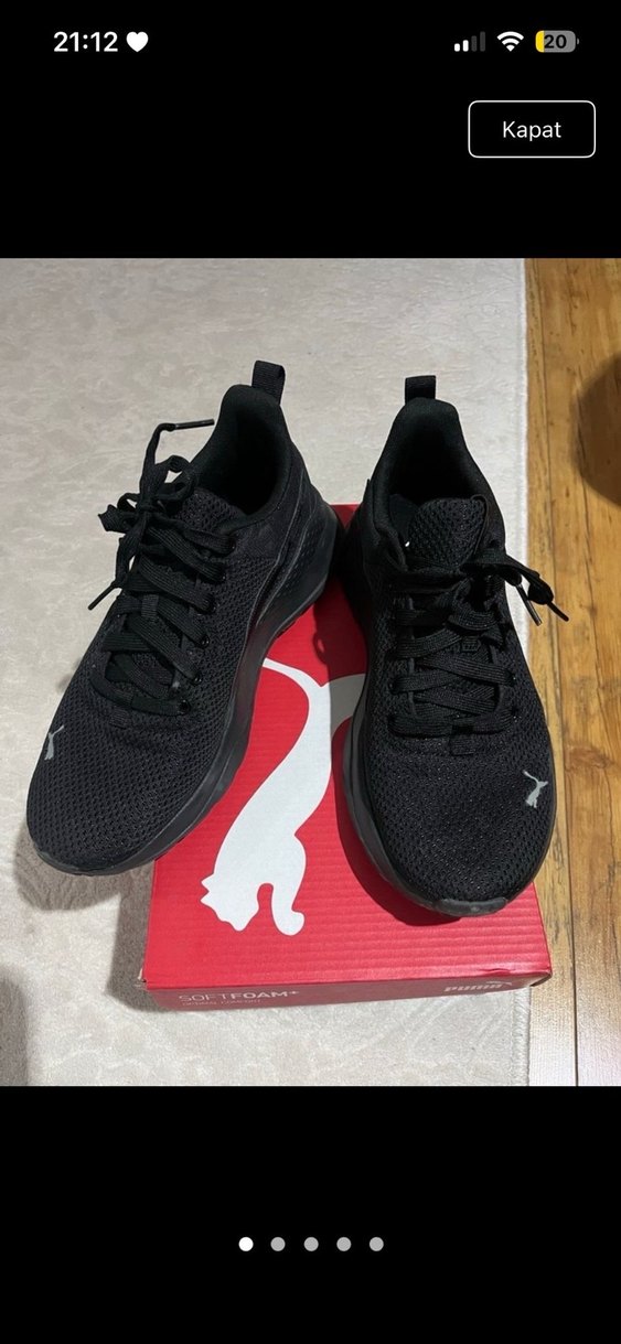 Siyah Kadın Spor Ayakkabı - Görsel 4