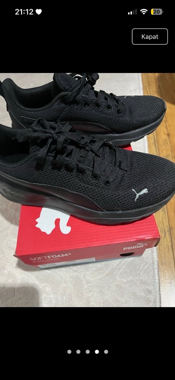 Siyah Kadın Spor Ayakkabı - Görsel 2