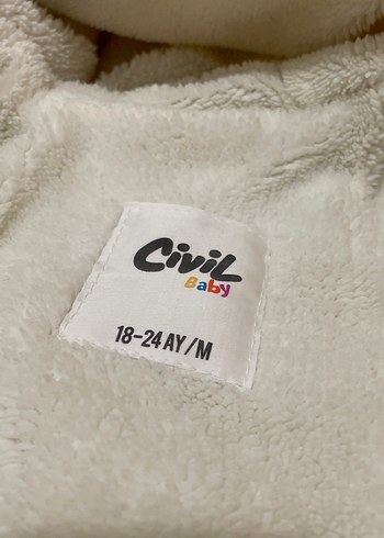 Sarı Kapüşonlu Erkek Çocuk Mont - Görsel 5