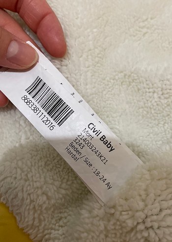 Sarı Kapüşonlu Erkek Çocuk Mont - Görsel 6