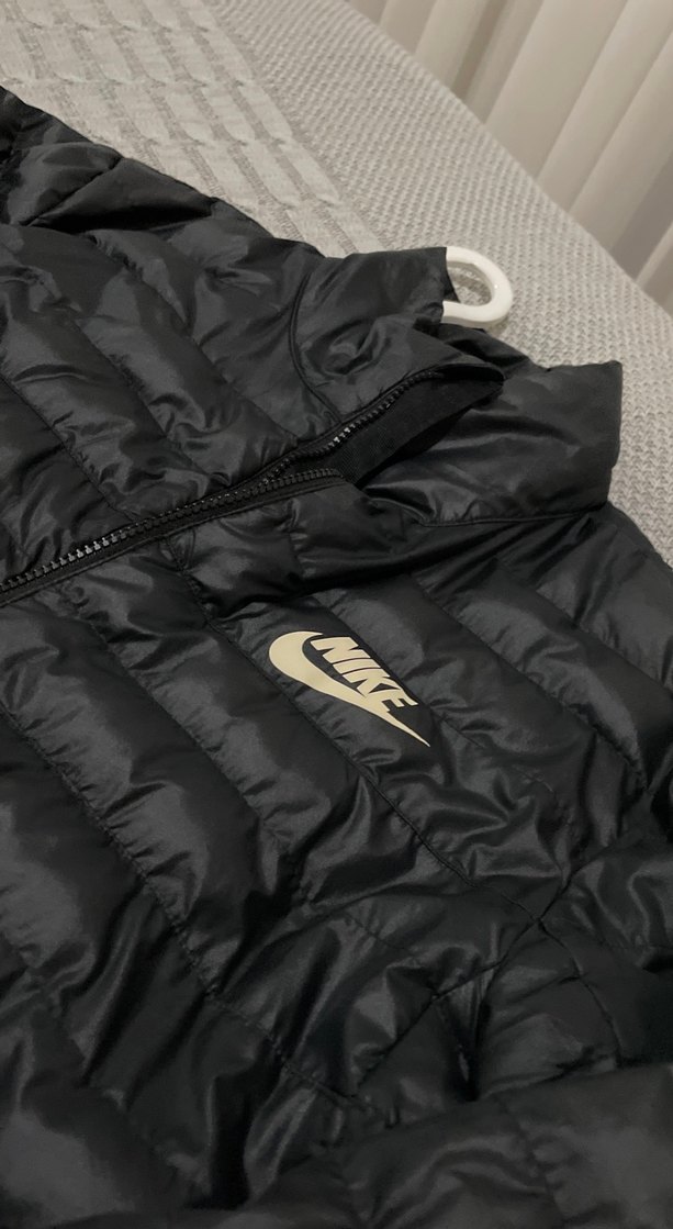 Nike Siyah Fermuarlı Erkek Mont - Görsel 5