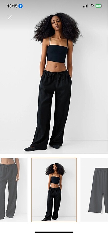 bershka keten pantolon