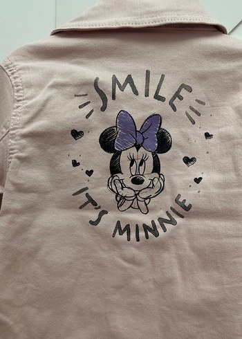 LCW minnıe mause gabardin ceket - Görsel 5