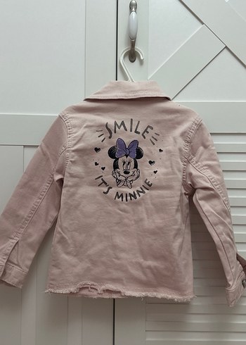 LCW minnıe mause gabardin ceket - Görsel 4