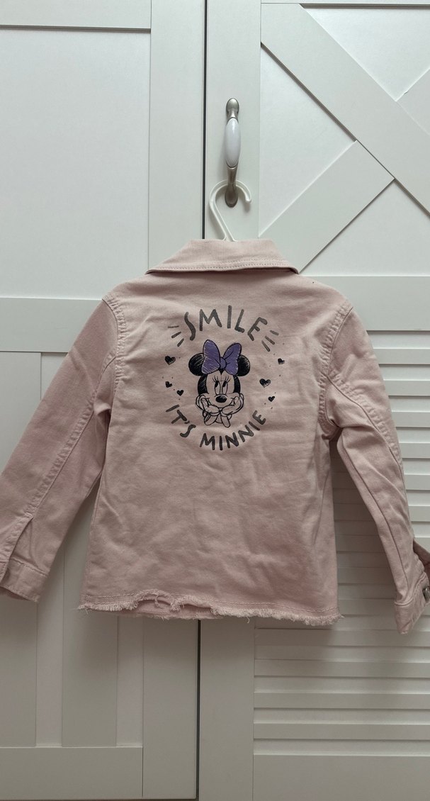 LCW minnıe mause gabardin ceket - Görsel 4