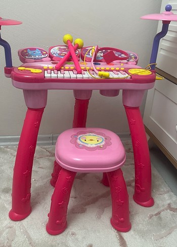 Renkli Pembe Eğitici Müzik Seti - Görsel 4