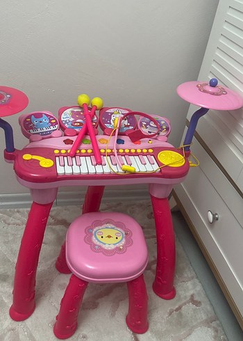 Renkli Pembe Eğitici Müzik Seti - Görsel 2