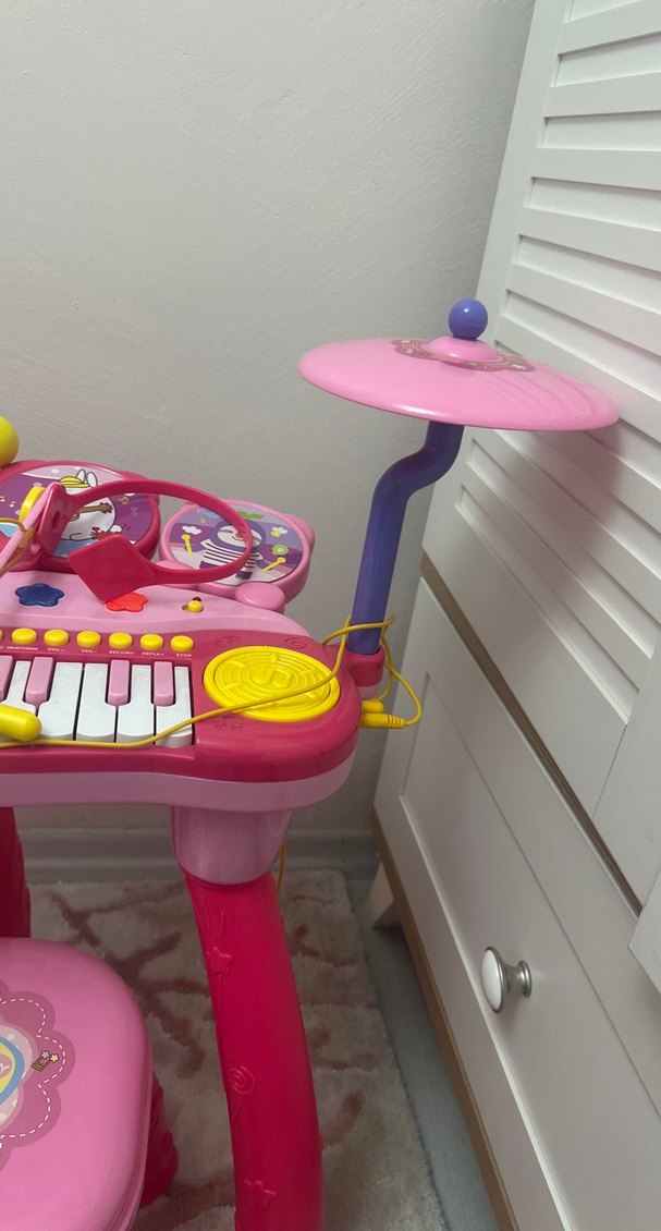 Renkli Pembe Eğitici Müzik Seti - Görsel 5