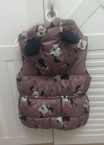 Kız Çocuk Pembe Mickey Baskılı Şişme Yelek - Görsel 3