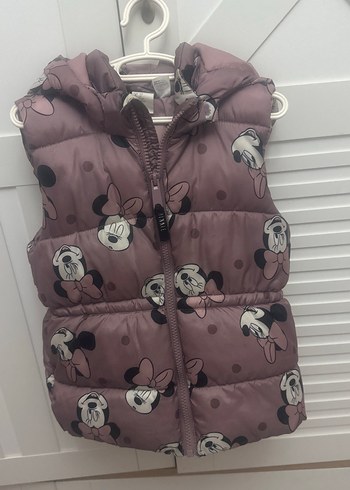Kız Çocuk Pembe Mickey Baskılı Şişme Yelek - Görsel 4
