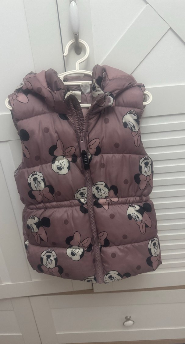 Kız Çocuk Pembe Mickey Baskılı Şişme Yelek - Görsel 4