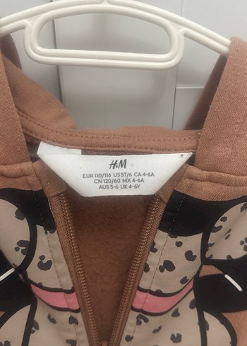 Kız Çocuk Kapüşonlu Fermuarlı Sweatshirt - Görsel 2