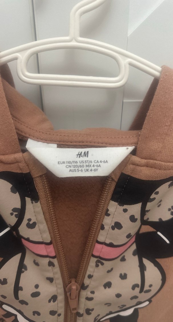 Kız Çocuk Kapüşonlu Fermuarlı Sweatshirt - Görsel 2