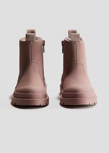 H&M Kız çocuk, soft pembe yandan fermuarlı kız çocuk bot