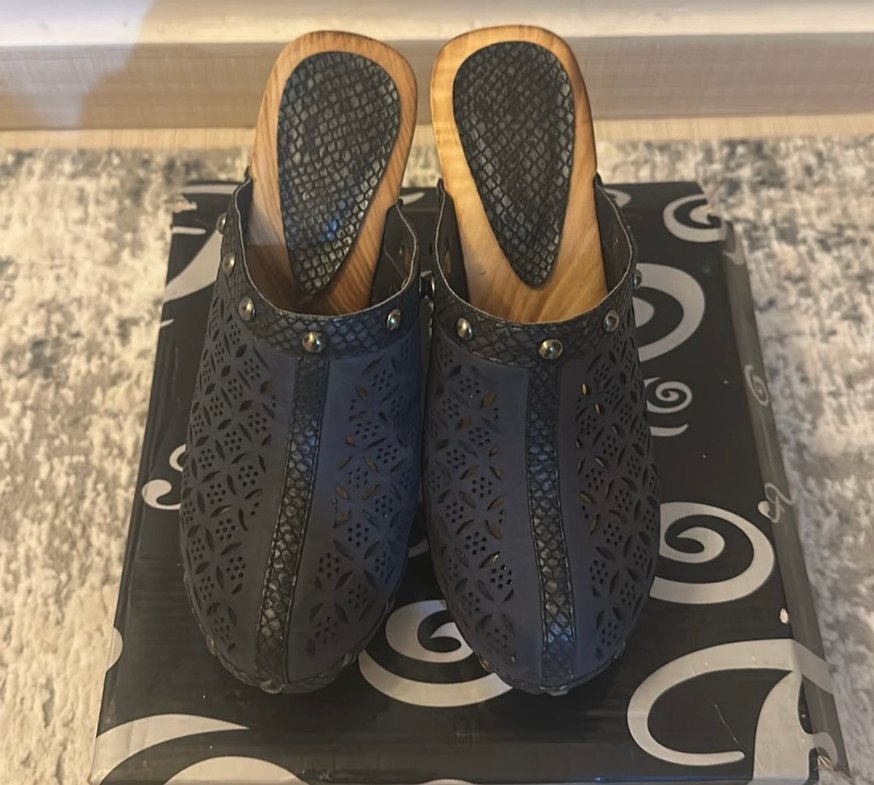 Lacivert Platform Topuklu Kadın Ayakkabı - Görsel 3