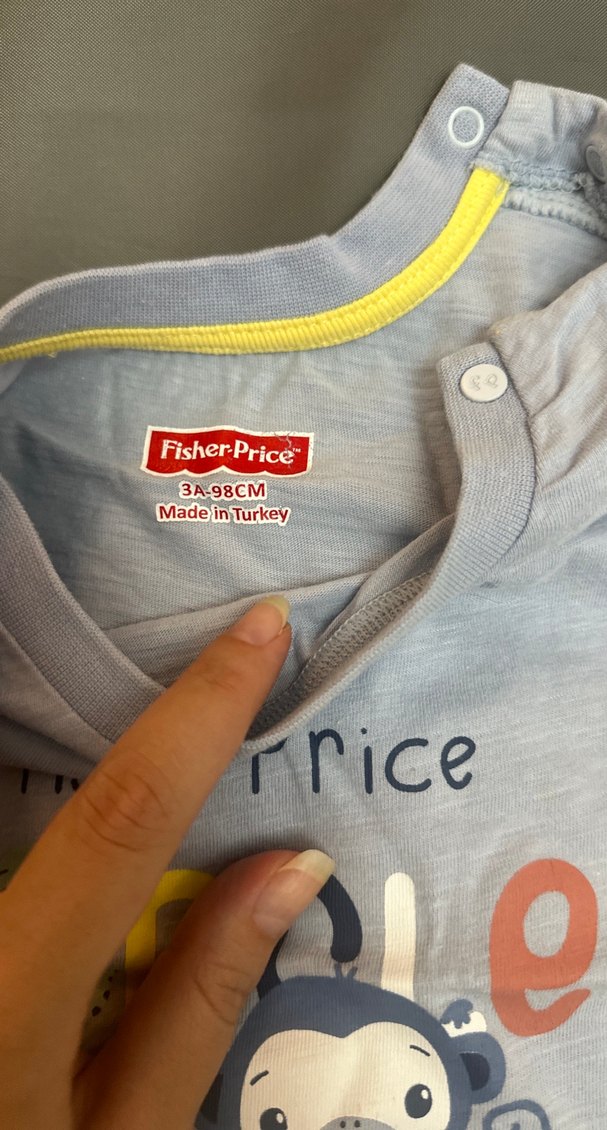 Fisher Price Erkek Bebek Kısa Kollu Takım - Görsel 3